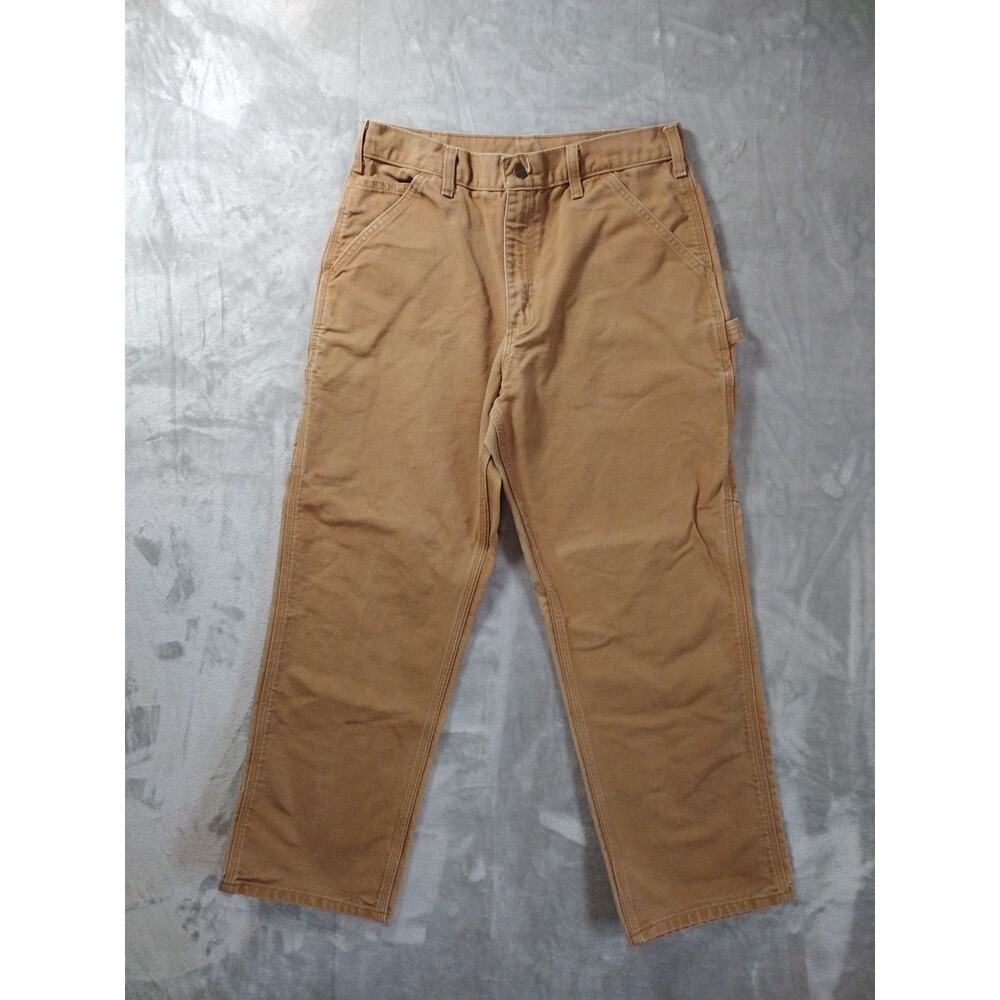 Carhartt Carpenter Pants 32 x 30 Coyote Brown (B11 BRN) Dungaree Fit Work Casual